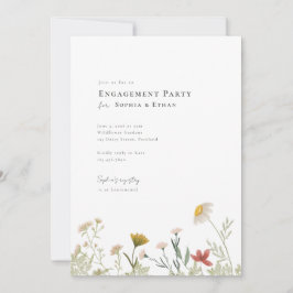 Invitación Leander Wildflower Engagement Party