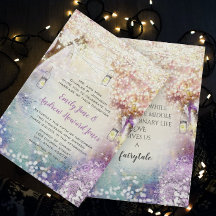 Leche azul púrpura rosa ilumina Boho Forest Boda