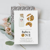 Leche y galletas primer cumpleaños