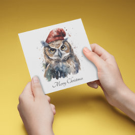 Invitación Lechuza de invierno encantada, personalizado