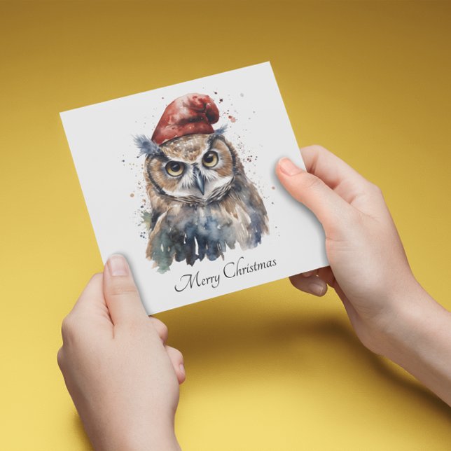 Invitación Lechuza de invierno encantada, personalizado (Subido por el creador)