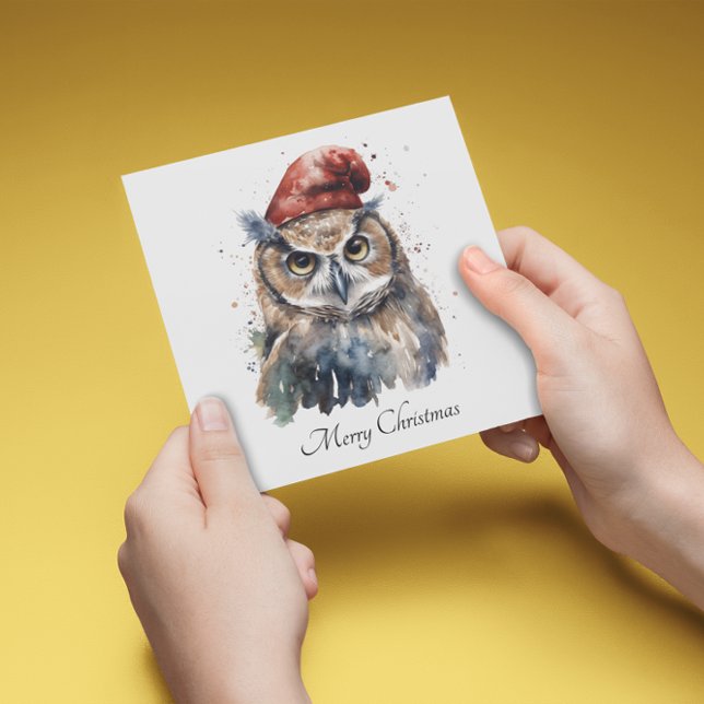 Invitación Lechuza de invierno encantada, personalizado (Subido por el creador)