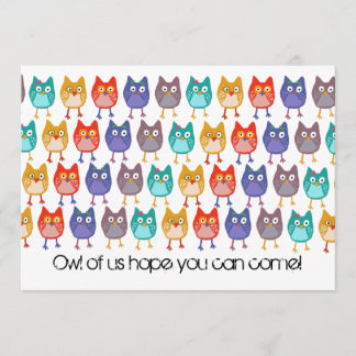 Invitación Lechuza invitada