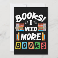 Lector de libros de regalo que necesito más libros