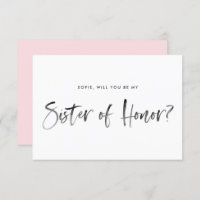 Leer rosado al pincel será mi hermana de honor