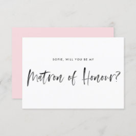 Invitación Leer rosado al pincel será mi seña de honor