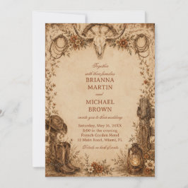 Invitación Legado Occidental de la Frontera Rústica