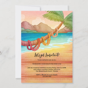 Invitación Leis en un árbol