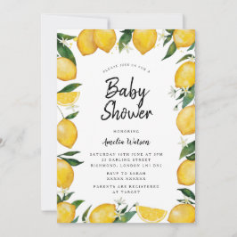 Invitación Lemon Baby Shower