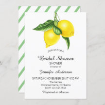 Lemon Bridal Shower