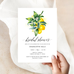 Invitación Lemon Bridal Shower