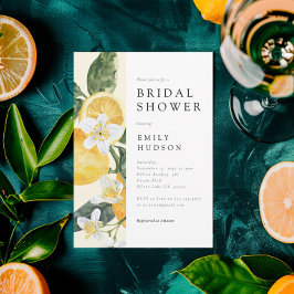 Invitación Lemon Citrus Main Squeeze Bridal Shower