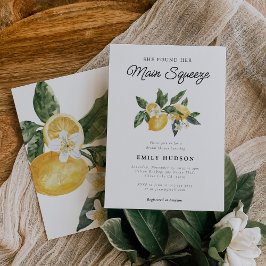 Invitación Lemon Citrus Main Squeeze Bridal Shower