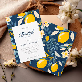Invitación Lemon Citrus Positano Bridal Shower