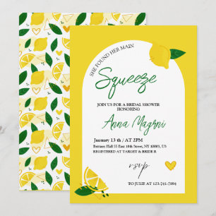 Invitación Lemon Ella Encontró Su Despedida de Soltera de la