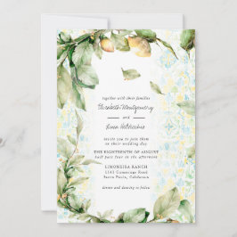 Invitación Lemon Grove | Boda Botánico Boho