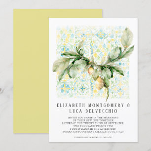 Invitación Lemon Grove Boda Botánico Boho