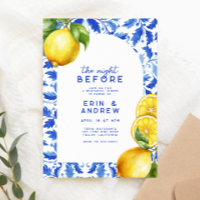 Lemon Italiano Amalfi Blue Tile Ensayo Cena