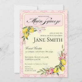 Invitación Lemon Themed Bridal Shower Invitation