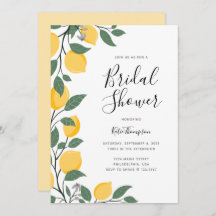 Lemones modernos y deja la caligrafía ducha de nov