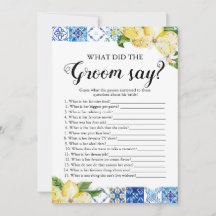 Lemones ¿Qué dijo el Groom del juego de la ducha d