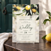 Lemons Moody Mediterranean Summer Wedding