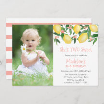 Lemons Rosa Dos Dulces Chicas Fotos de cumpleaños