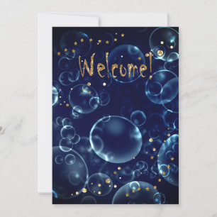 Invitación Lentes míticas brillantes efecto boketo burbuja co