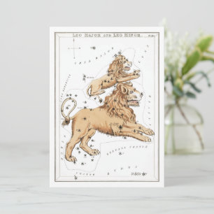 Invitación Leo - Constellation - Horoscope - Zodiac - Estrell