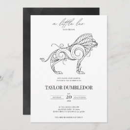 Invitación Leo Zodiac Star Sign Astrología Baby Shower