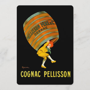 Invitación Leonetto Cappiello Cognac Pelisson Publicidad