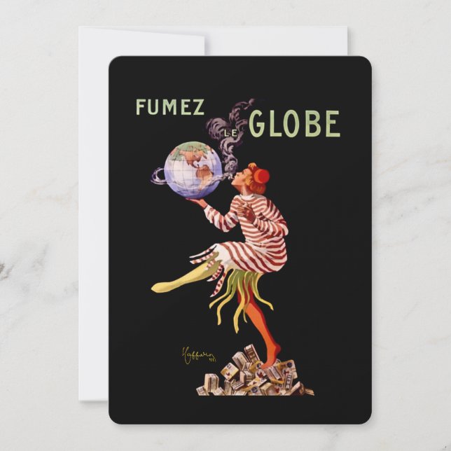 Invitación Leonetto Cappiello Poster de Publicidad para Fumar (Anverso)