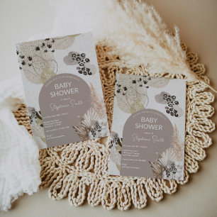 Invitación Leopard Print Baby Shower