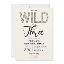 Leopard Young Wild Three Birthday