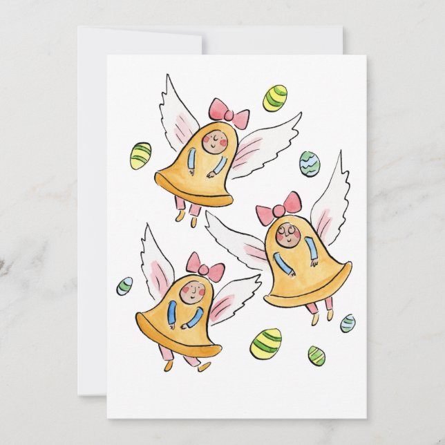 Invitación Les Cloches de Pâques (Anverso)