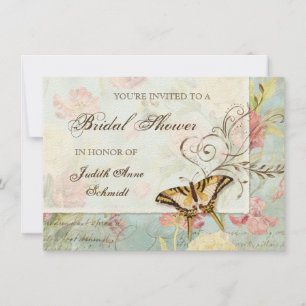 Invitación Les Fleurs Peony Rosa Tulip Floral Flowers Boda