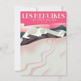 Invitación Les Menuires, Les Trois Vallées, Francia esquí vin