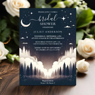 Invitación Let Night Sunset Moon Cloud Twilight Shower