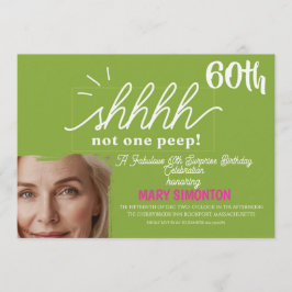 Invitación Let’s Party! A Fabulous 60th Surprise Celebration