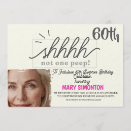 Invitación Let’s Party! A Fabulous 60th Surprise Celebration