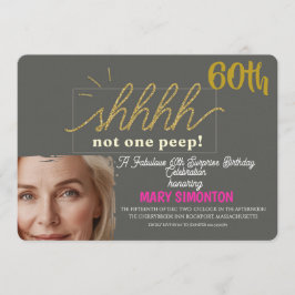 Invitación Let’s Party! A Fabulous 60th Surprise Celebration