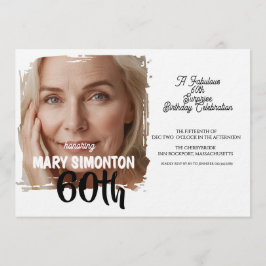 Invitación Let’s Party! A Fabulous 60th Surprise Celebration