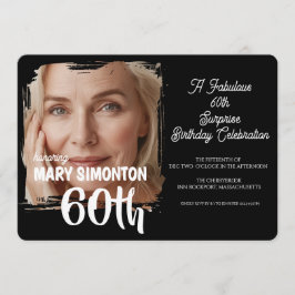 Invitación Let’s Party! A Fabulous 60th Surprise Celebration