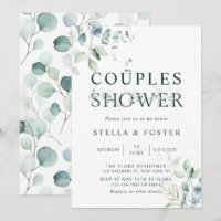 Letra eucalipto botella Ducha de parejas