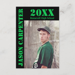 Invitación Letras de galería de símbolos negro/verde: Invitac