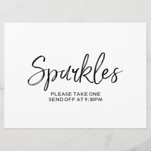 Invitación Letrero con Letra a Mano con Estilo para Despedida