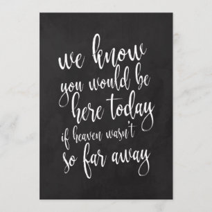 Invitación Letrero conmemorativo de pizarra asequible para bo