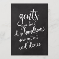 Letrero de Baño para Caballeros Asequible para Bod