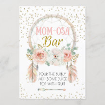 Letrero de bar Momosa Boho Dream-catcher 5x7"