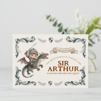 Invitación Letrero de bienvenida para el primer cumpleaños de